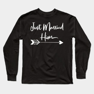 Just Married Couple Matching Long Sleeve T-Shirt